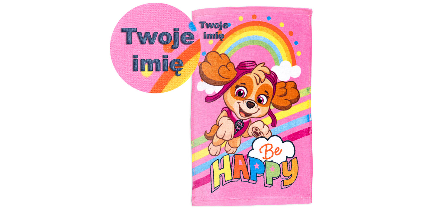 Ręcznik 30x50 cm psi patrol happy 5904302581616 PAW214034-R35 